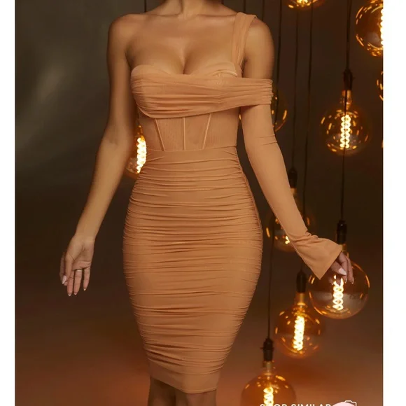 Corset Midi Dress - Picture 2 of 9